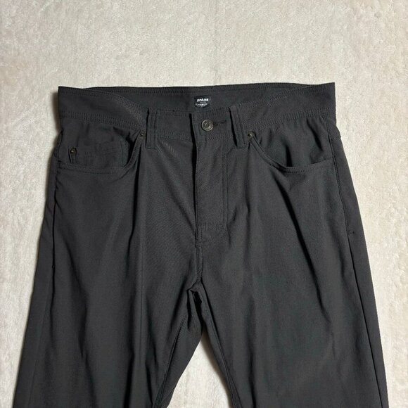 Prana Womens Brion II 5-Pocket Pants Grey Lightweight Straight Fit Nylon 33x27‎ - Picture 4 of 14
